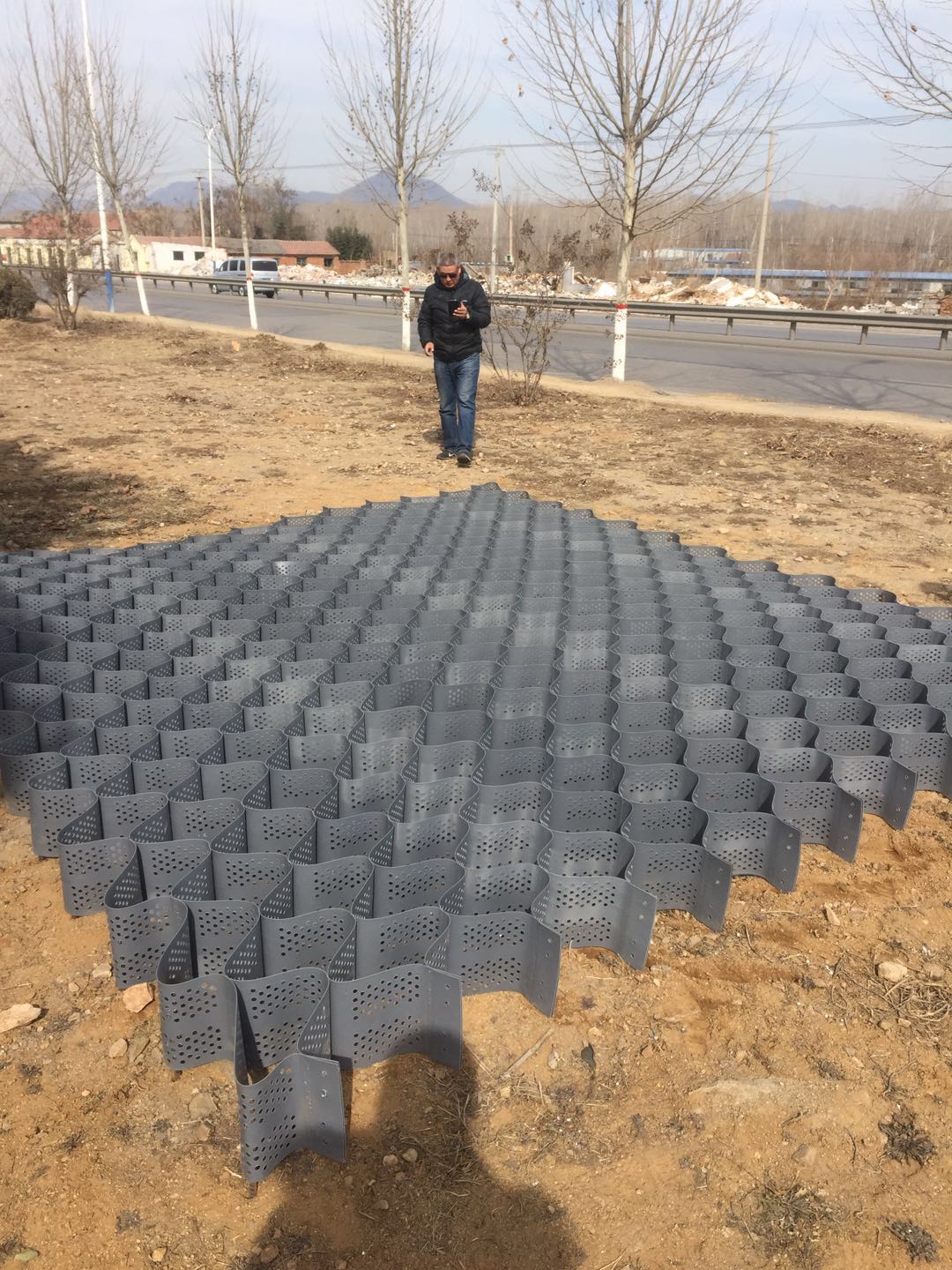 高分子納米土工格室 高分子納米土工格室